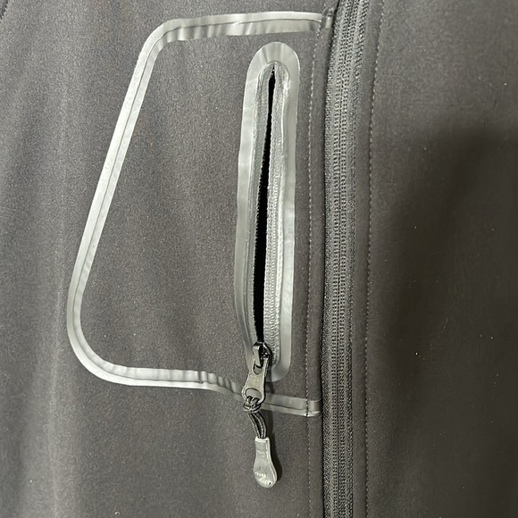 Mens Audi 2XL Black Nylon Fleece Lined Vest Jacket - Picture 5 of 7